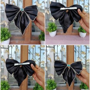 Black HairBow