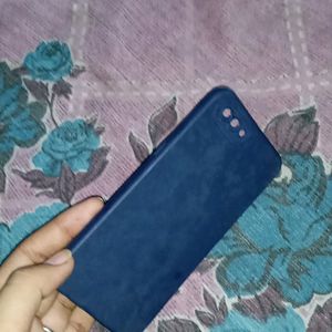 Realme C2 Full Body Back Cover, Plain ,blue