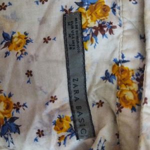 Zara Basic Floral Shirt