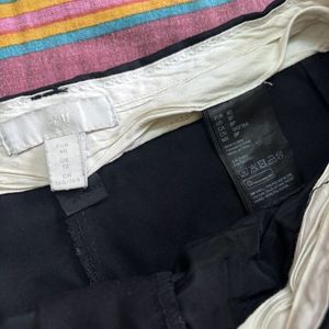 High Waisted Black Formsl Trouser