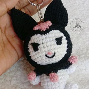 Amigurumi Kuromi Keychain /Charm