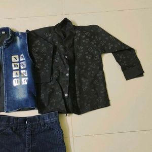 Boys Pant Shirt And Coat