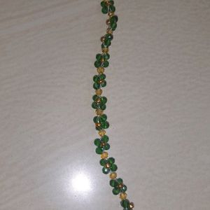 A Green Crystal Bracelet