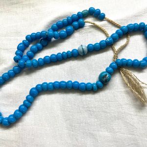 Blue Beaded Necklace