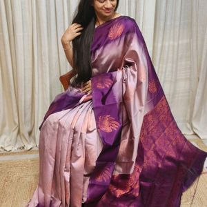 Fancy Soft Ikkat Border Saree