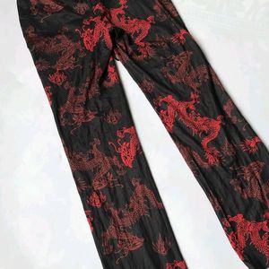 Dragon Tie Around Pants