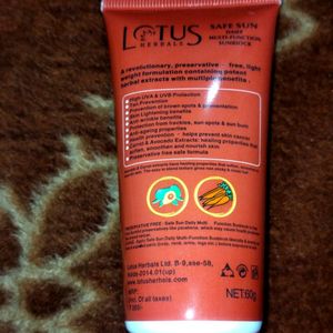 LOTUS SUNSCREEN