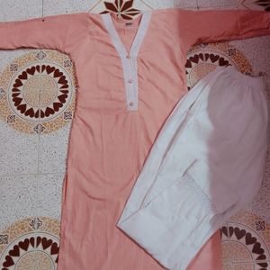 Kurta Set With Sling Bag