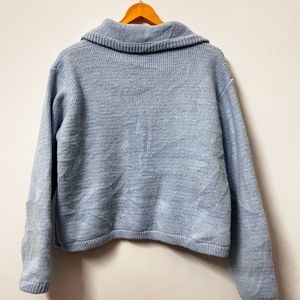 Powder Blue Korean Sweater