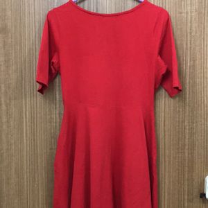 Red Pretty Dress From FabAlley