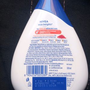 Nivea Milk Delights Face Wash SAFFRON