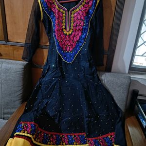 Black Anarkali Kurti