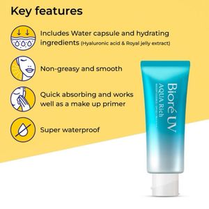 Biore UV Aqua Rich Watery Essence Sunscreen SPF 50