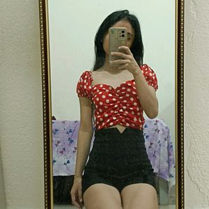 Red Polka Dot Top ❤️