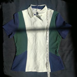 Color-Block Polo Shirt