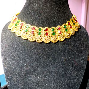 Necklace/Choker Set With Earrings