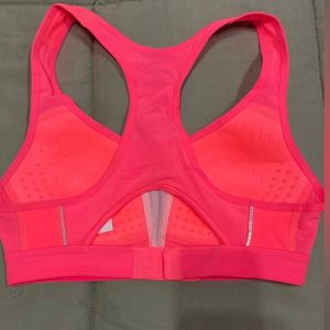 PUMAWomen Sports Lightly Padded Bra (Pink)