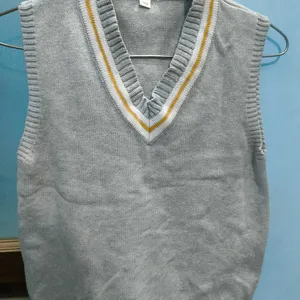 Grey Unisex Korean Sweater