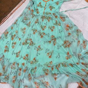 Long Evergreen Dress