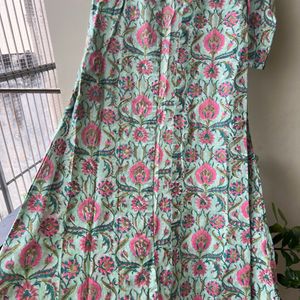 Long Over Dress- Floral Print