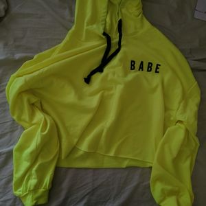 New BABE Shein Hoodie Top