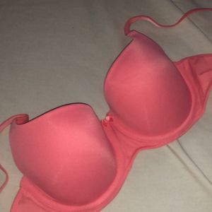 Watermelon Pink Full Cup Bra Never Used 32D