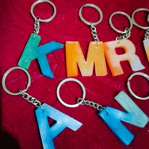 Lmited Discount Resin Keychain Alphabet