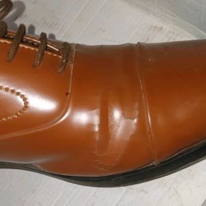 Men Formal Shoes Tan Color