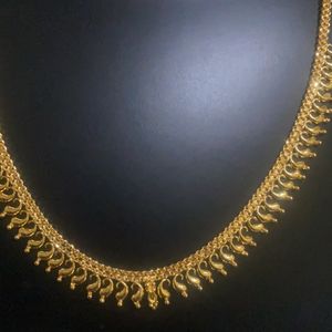 Hand Made One Gram Gold Jwellary Necklace 18 Inches.wholesale Price.never Seen Again In This Price