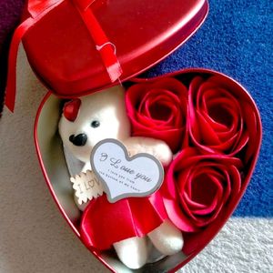 Beautiful Gift Purpose Small Box With Teddy