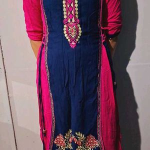 Comfy Desi Navy Blue Kurta