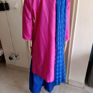 Kurti Palazzo And Dupatta