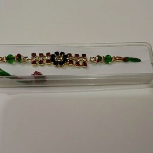 Stone Beaded Rakhi (Combo Of 2 Raakhi's)