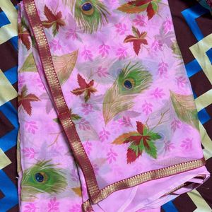 Flowers Print Sarees Combo