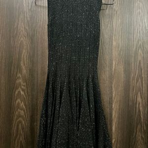 Silver And Black Dress.