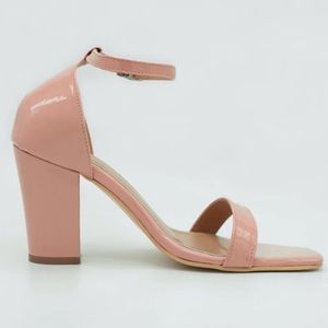 Madish Nude pink Block Heels