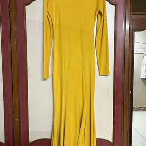 Bodycon Yellow Dress