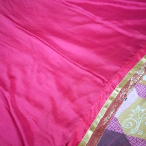 Beautiful Red Colour bordedesign  Saree