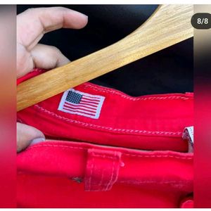 True religion red jeans