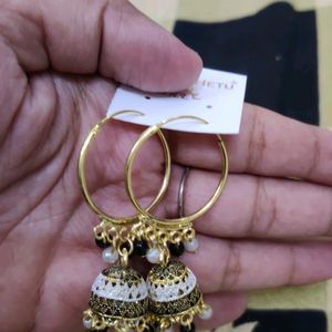 Beautiful 😍 Earrings With Jhumka