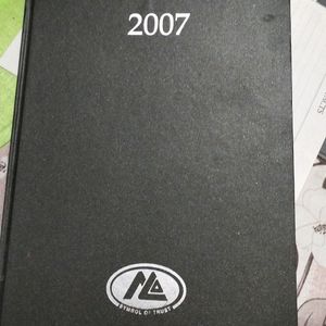 2007 Vintage Diary