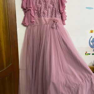 Dusky Pink Party Gown