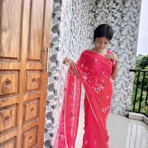 Saree With Blouse Piece