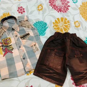 Combo Of Shirt And Pant Set For Kids