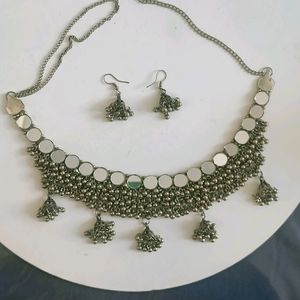 Oxidised Jewellery Set Hardly 2-3 Times Use