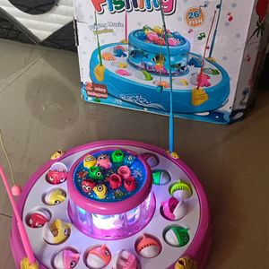 Double Layer Fishing Game For Kids