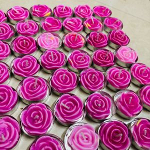 rose tlight candles for diwali