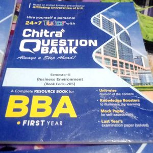 BBA 1st Year Question Bank