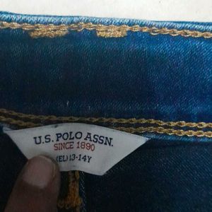 Us Polo Assn Boys Jesns Regular Mid Rise