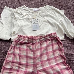 Zara! Sale! Cotton Pyjamas Set For Girls